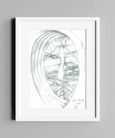 2016-White-Frame-Eamonn-B-Shanahan-Truth-Beauty-Drawings-#7 2016-White-Frame-Eamonn-B-Shanahan-Truth-Beauty-Drawings-#7