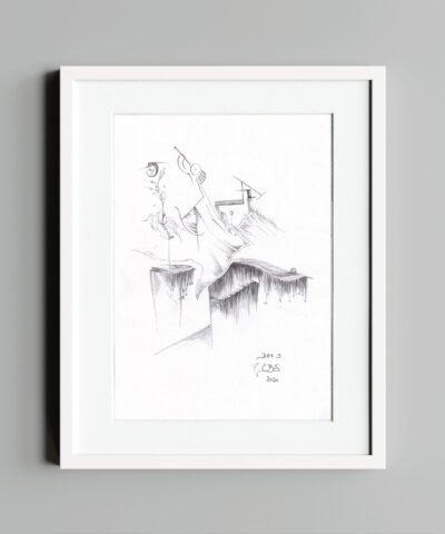 2020-White-Frame-Eamonn-B-Shanahan-Truth-Beauty-Drawings-#3
